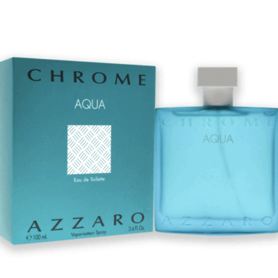 Chrome Azzaro Aqua Eau De Toilette For Men 3.4oz/100ml